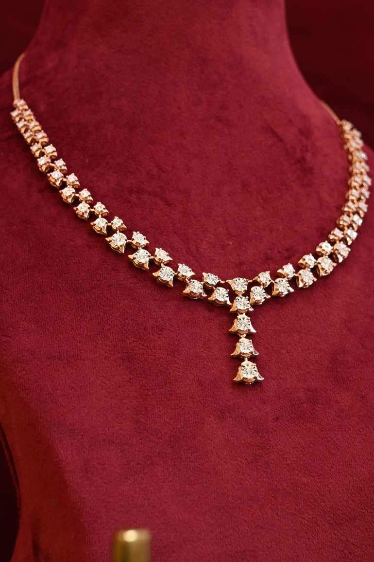 Elegant Diamond Evening wear Necklace