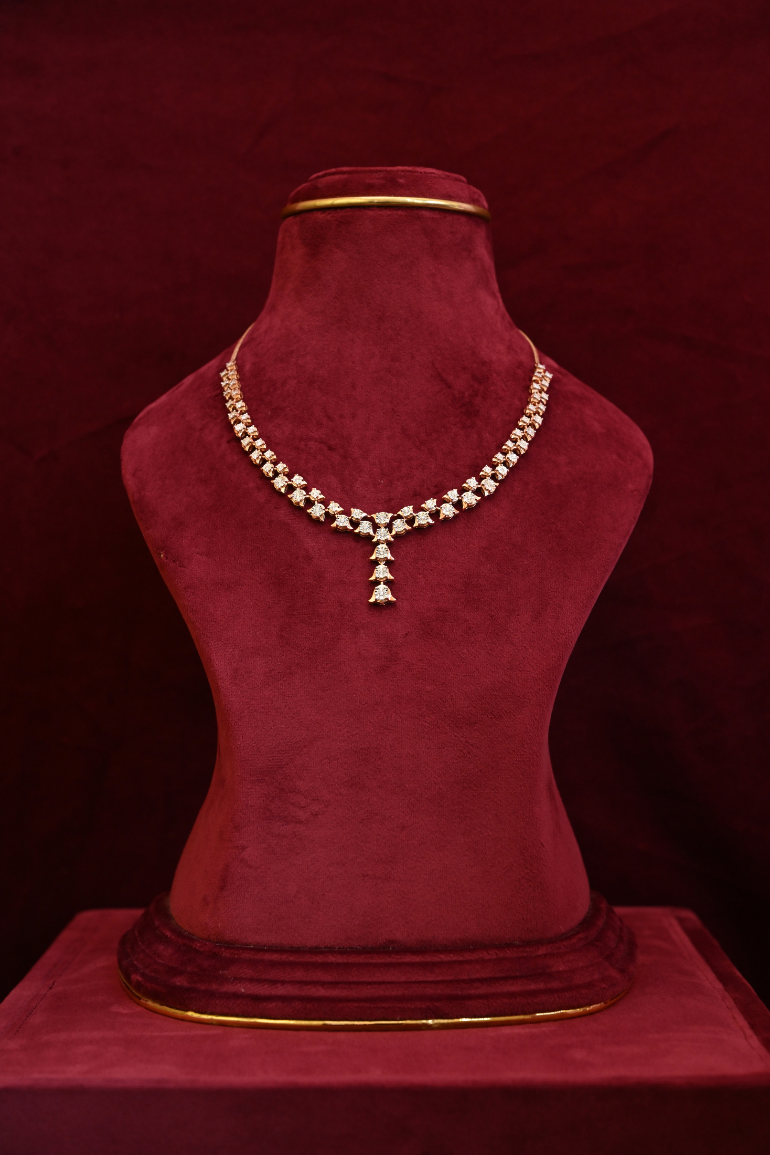 Elegant Diamond Evening wear Necklace