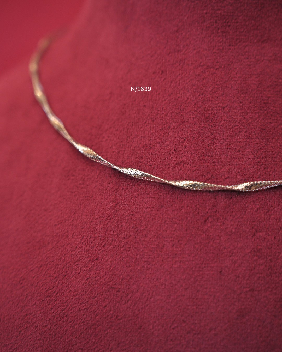 Featherlight Twisted Helix Rope Chain | SKU: N/1639