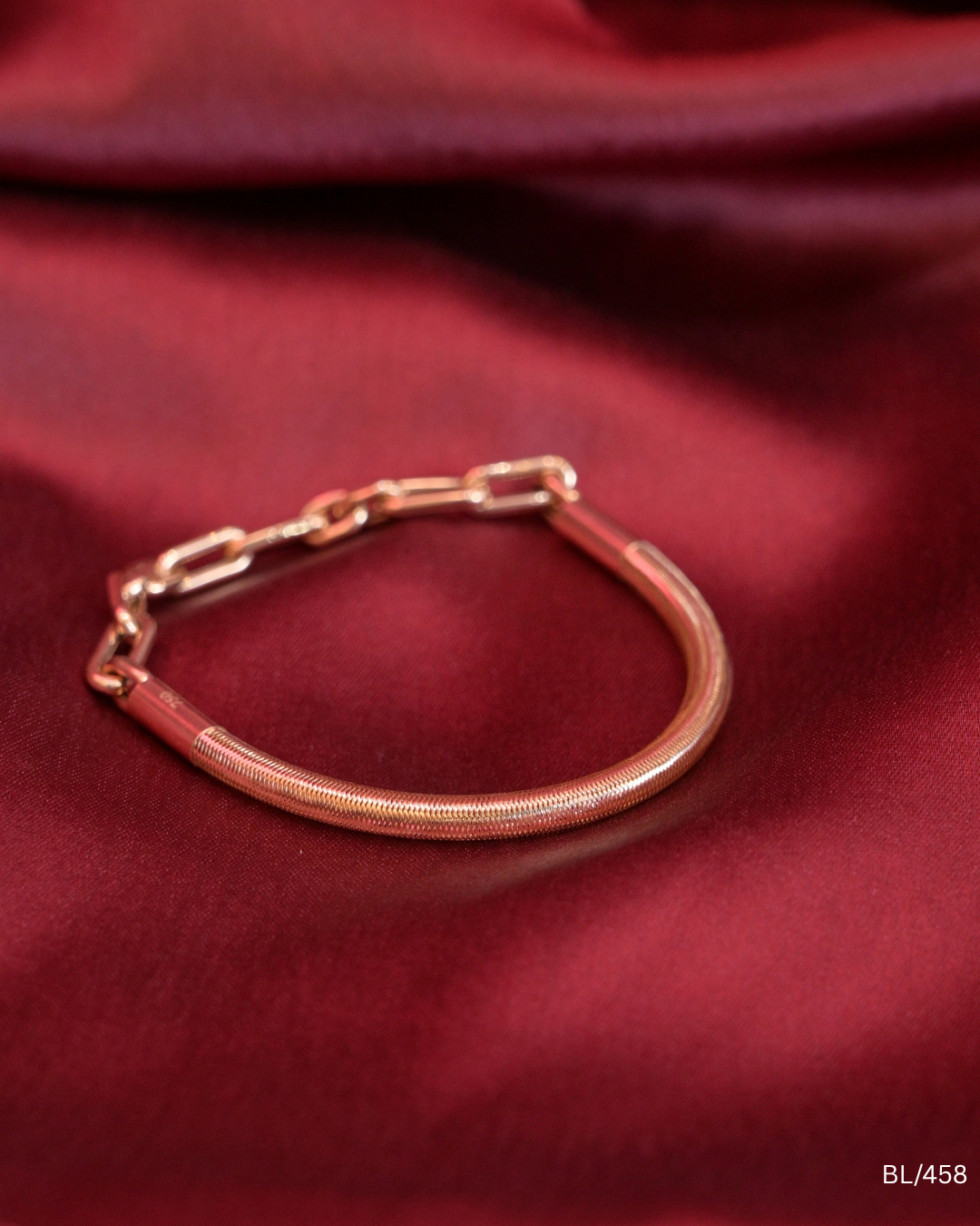Hybrid Mesh & Paperclip Link Bracelet | SKU: BL/458