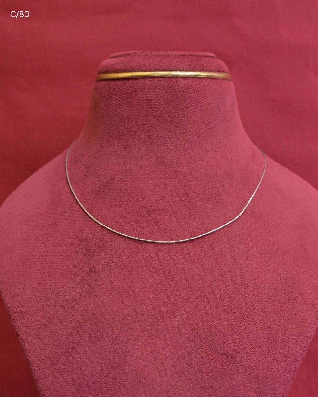 Sleek Minimalist Snake Chain Necklace | SKU: C/80