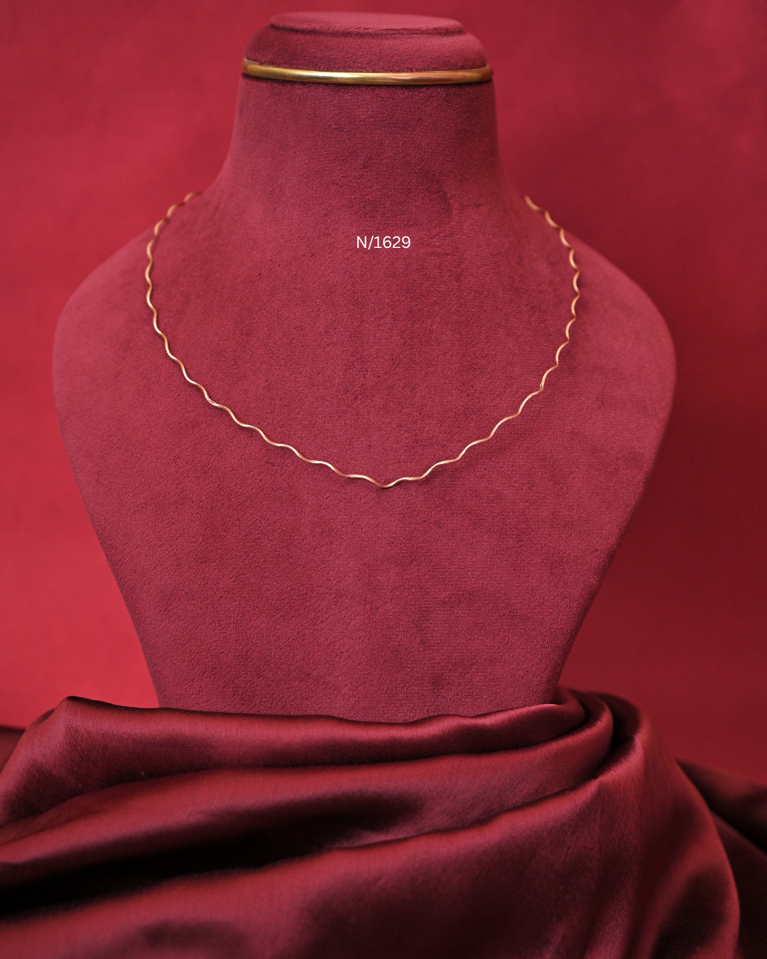 Delicate Wavy Ripple Chain | SKU: N/1629