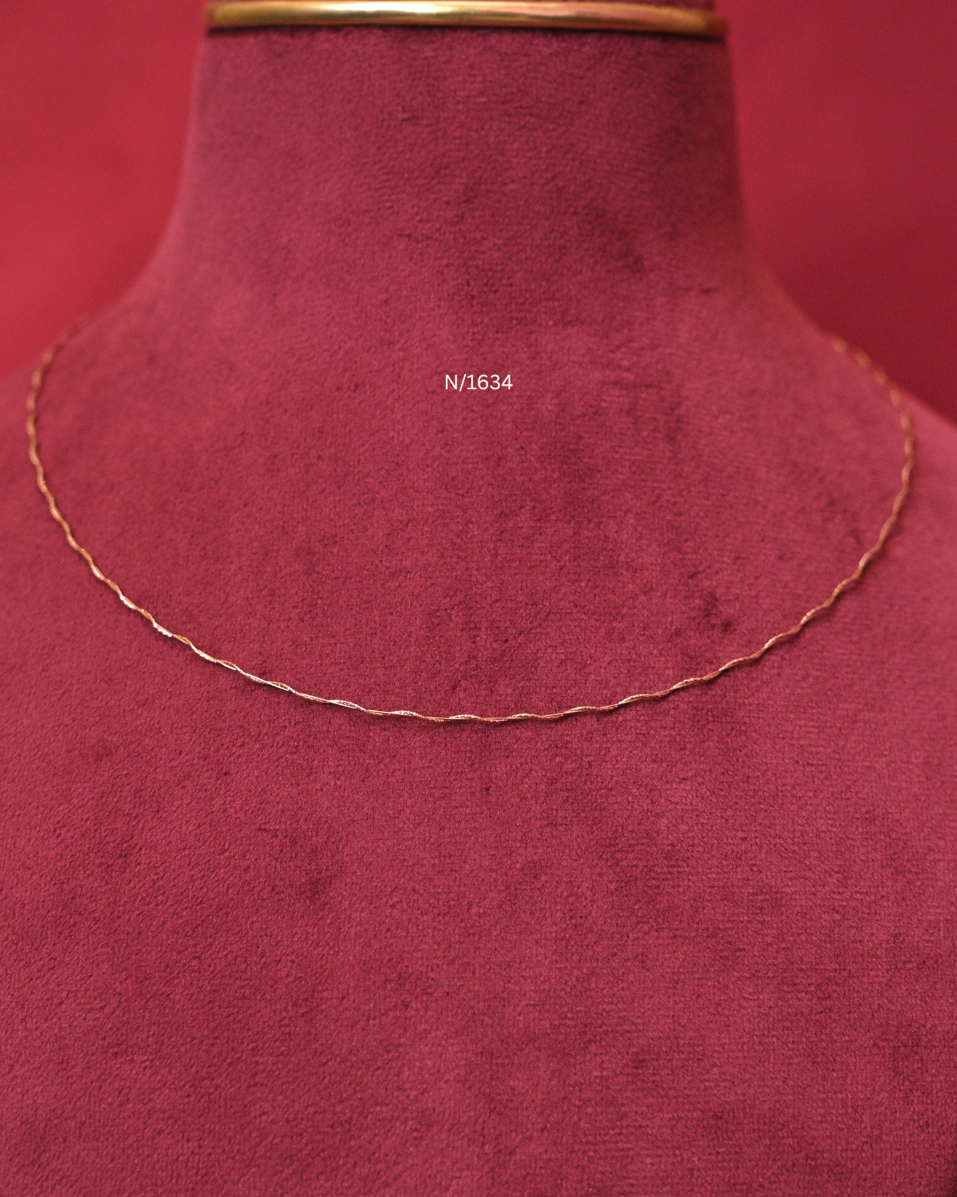 Featherlight Twisted Helix Rope Chain |SKU: N/1634