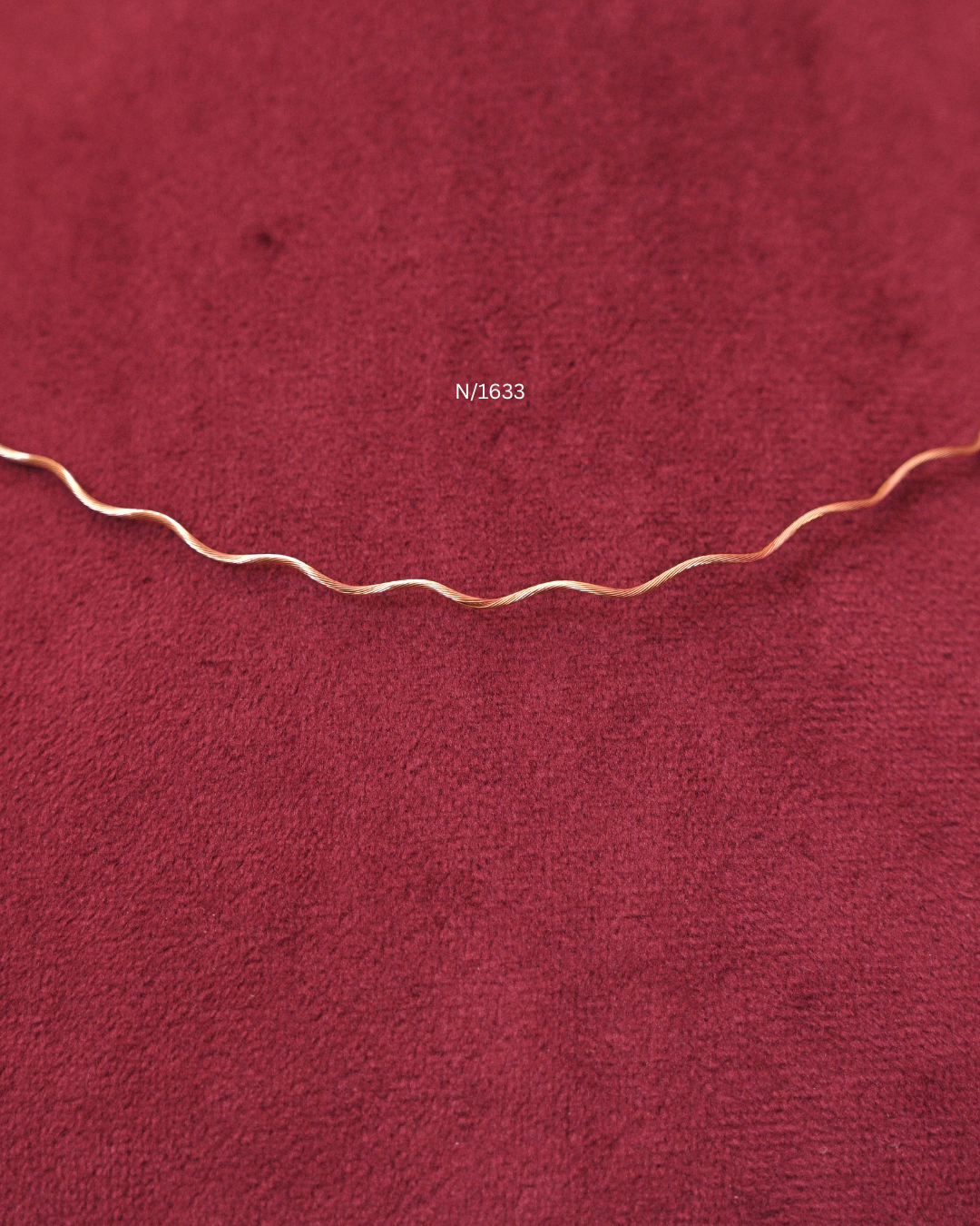 Delicate Wavy Ripple Chain | SKU: N/1633