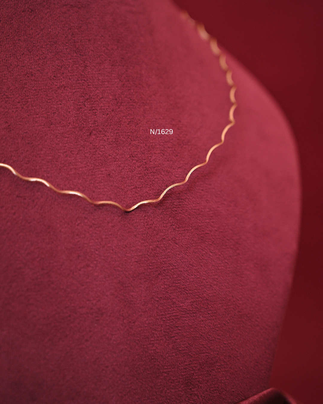 Delicate Wavy Ripple Chain | SKU: N/1629