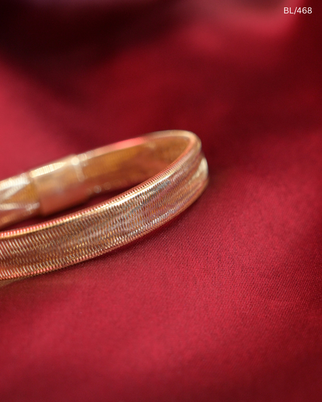 Yellow Gold Flexible Mesh Link Bracelet | SKU: BL/486