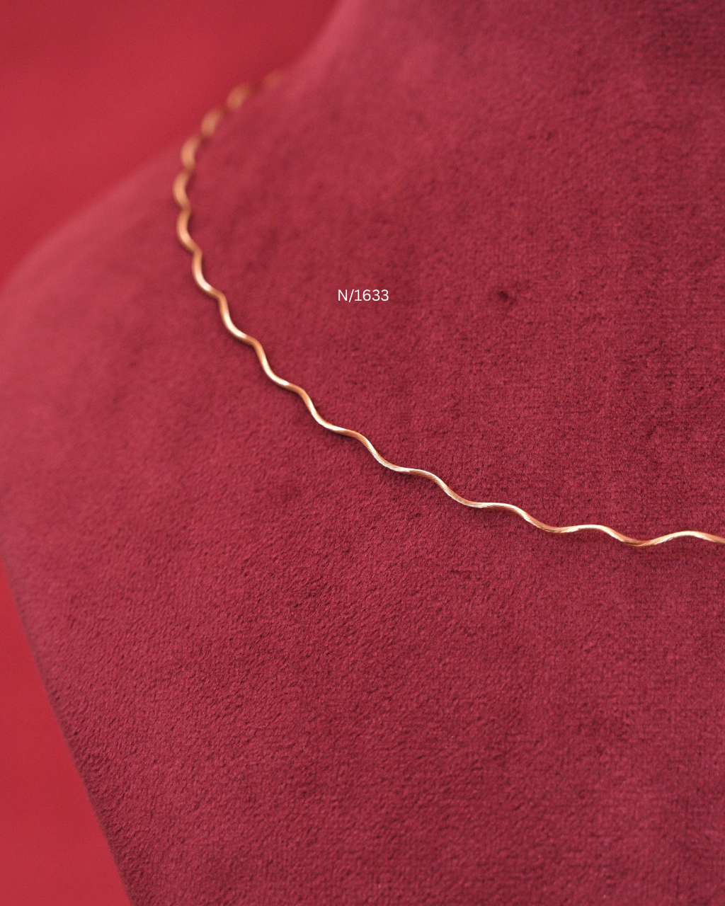 Delicate Wavy Ripple Chain | SKU: N/1633