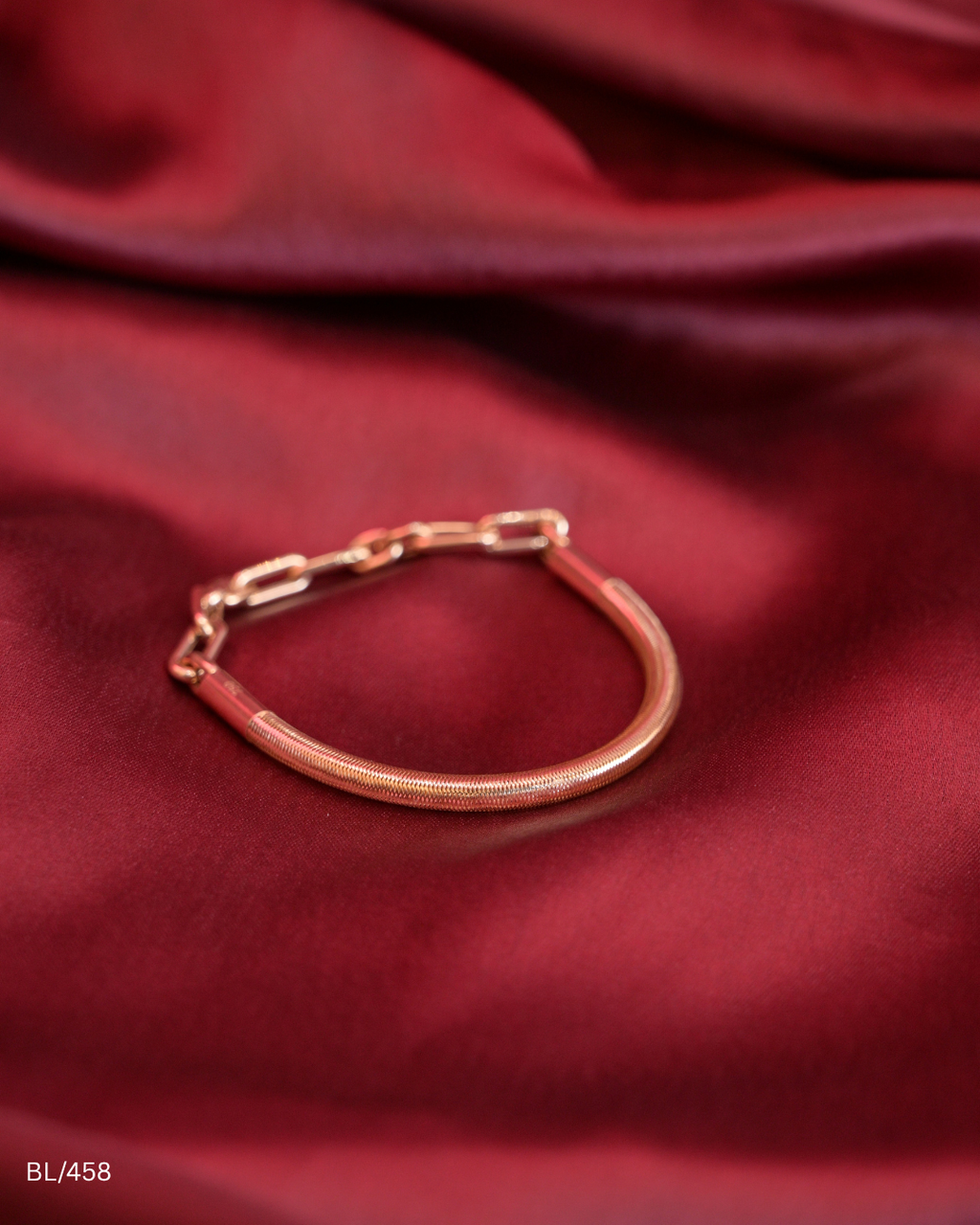 Hybrid Mesh & Paperclip Link Bracelet | SKU: BL/458