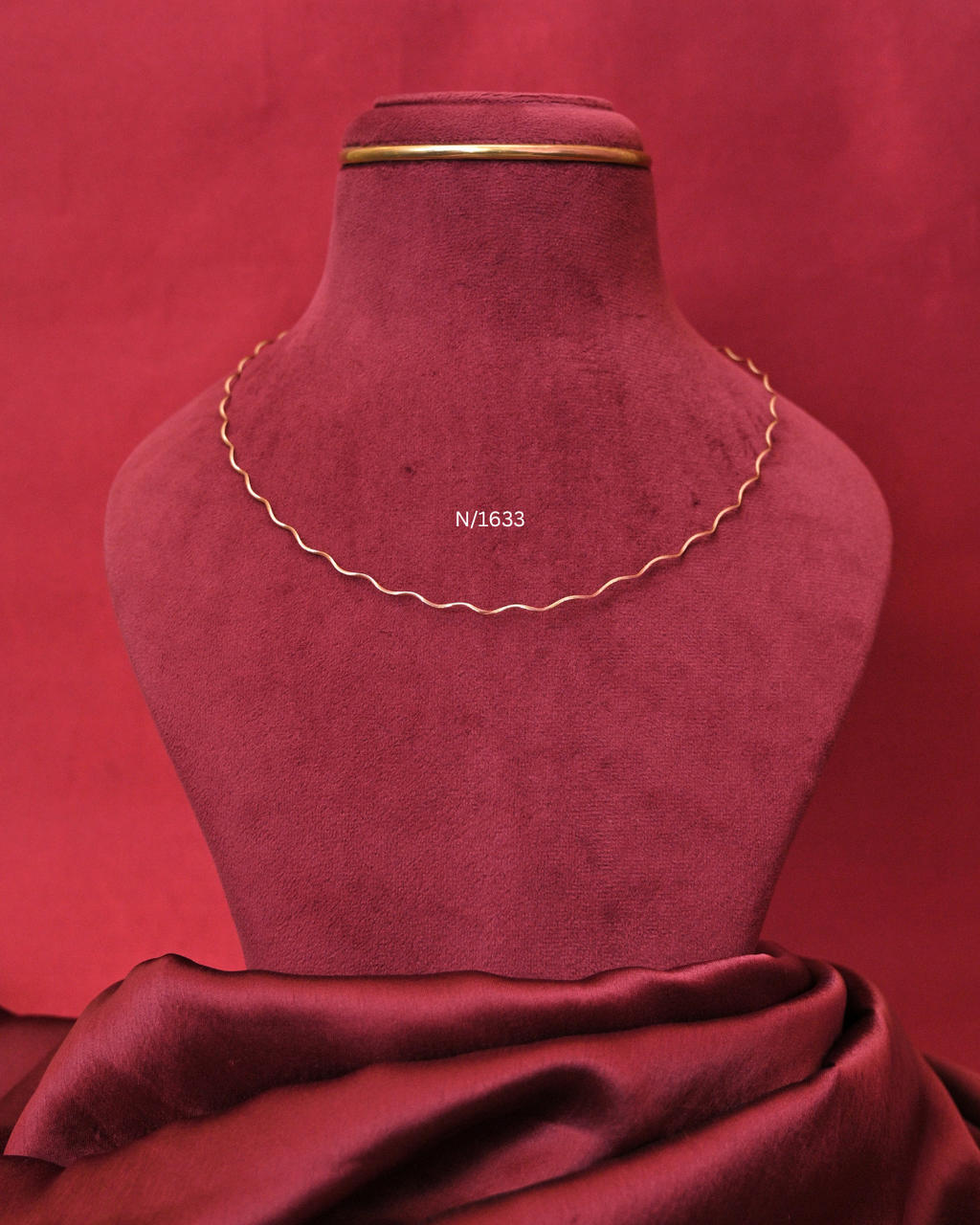 Delicate Wavy Ripple Chain | SKU: N/1633