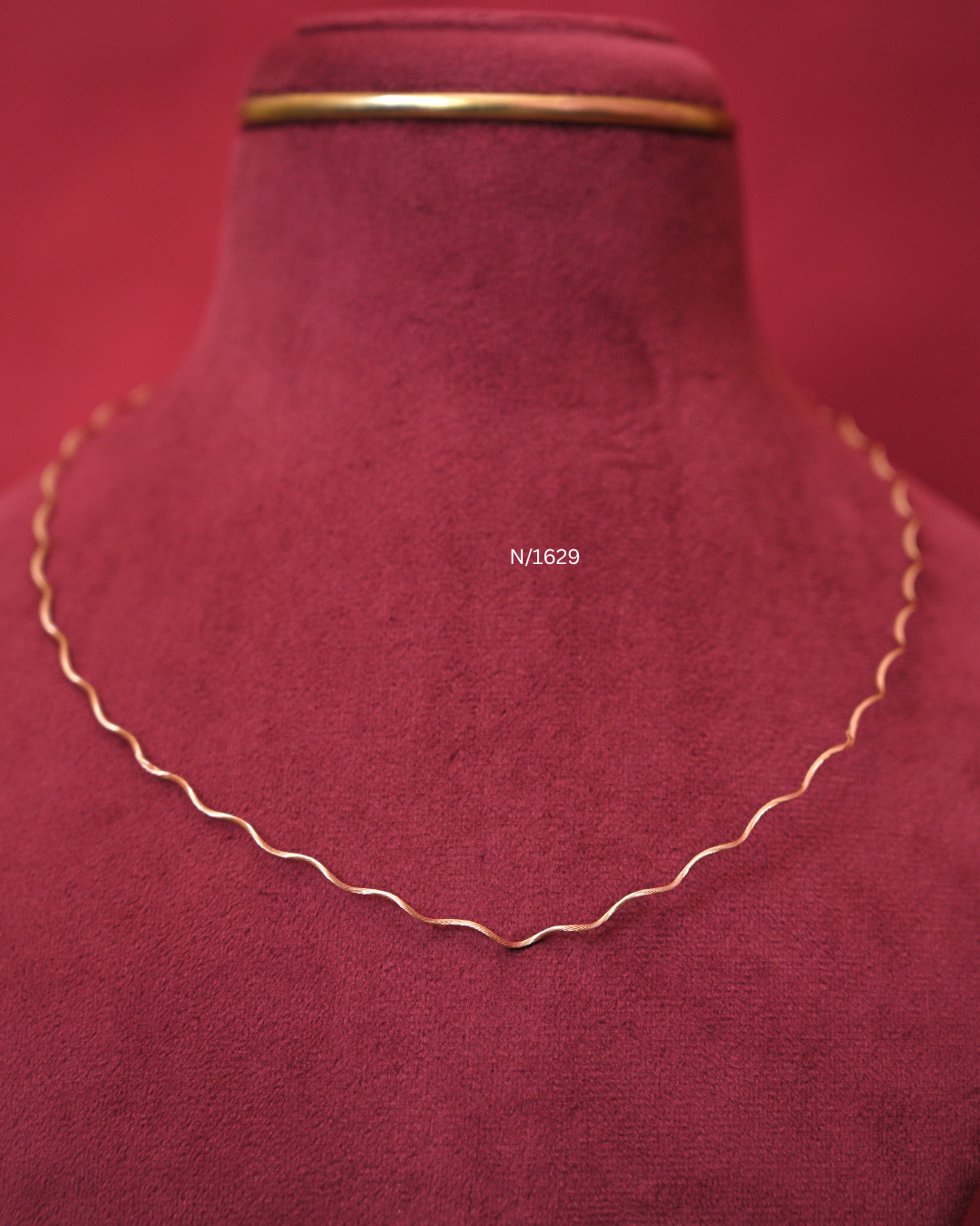 Delicate Wavy Ripple Chain | SKU: N/1629