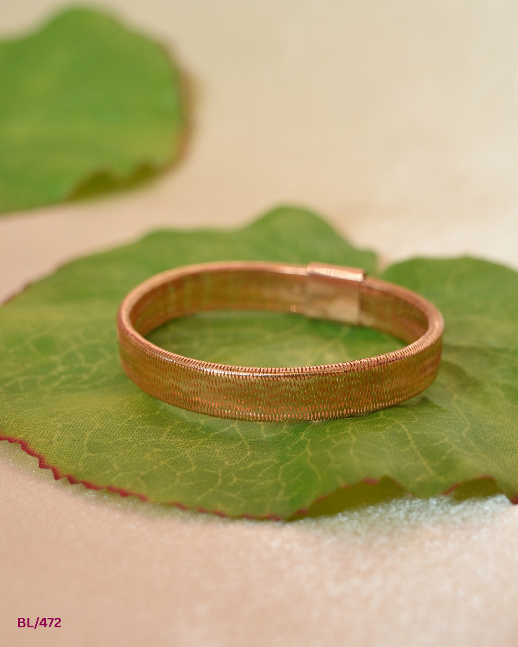 Gold Flexible Mesh Link Bracelet | SKU: BL/472
