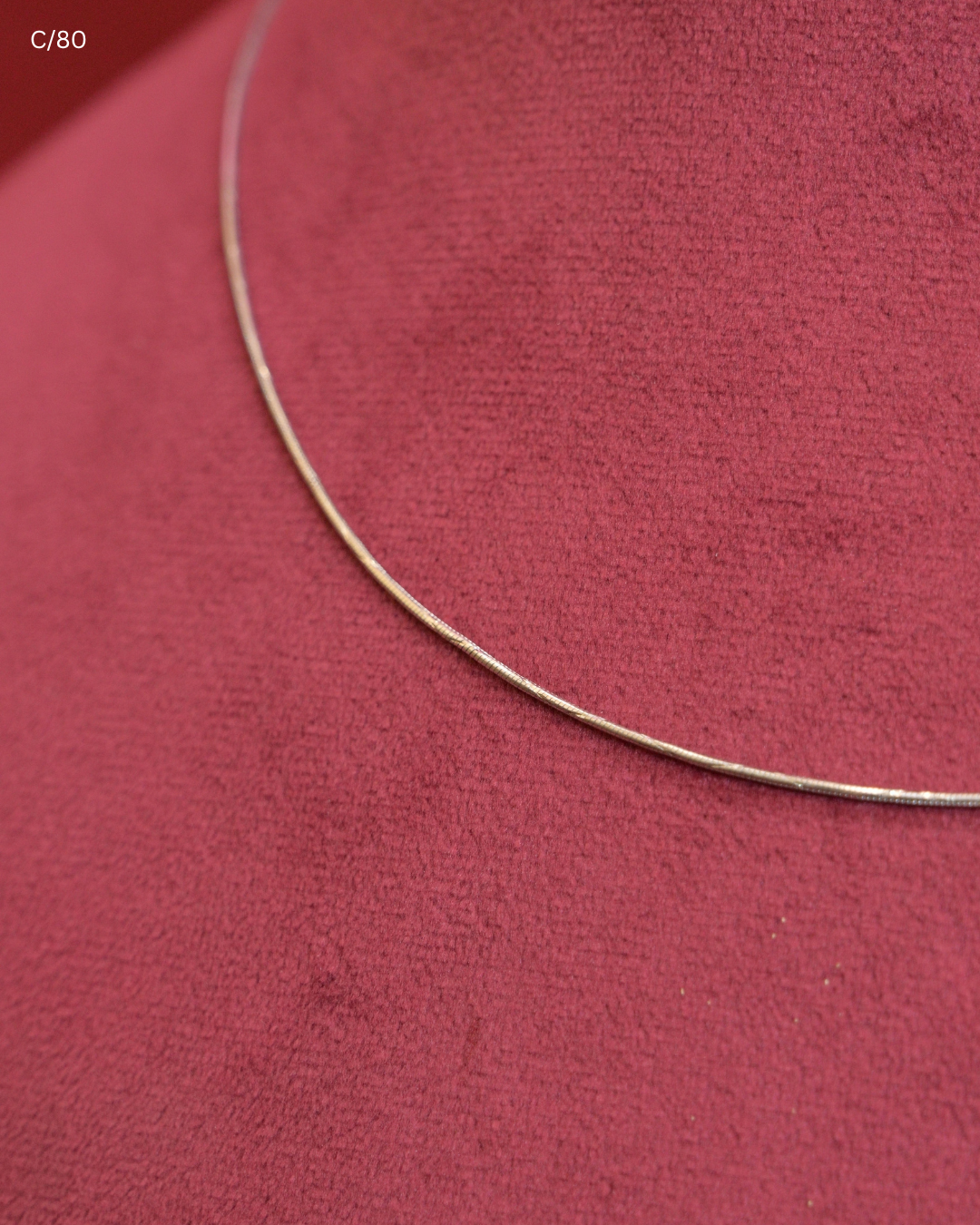 Sleek Minimalist Snake Chain Necklace | SKU: C/80