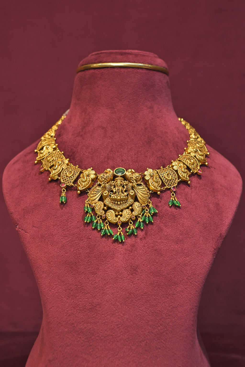 Mahalakshmi Peacock Temple Choker