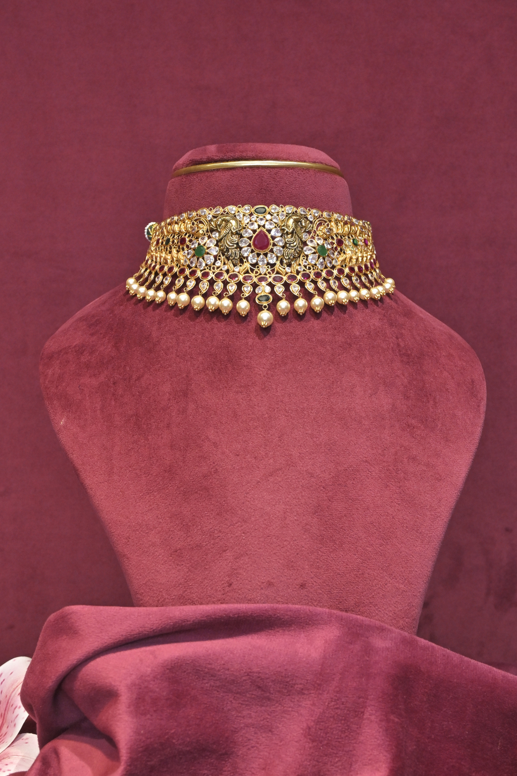 Royal Kundan Peacock Bridal Choker