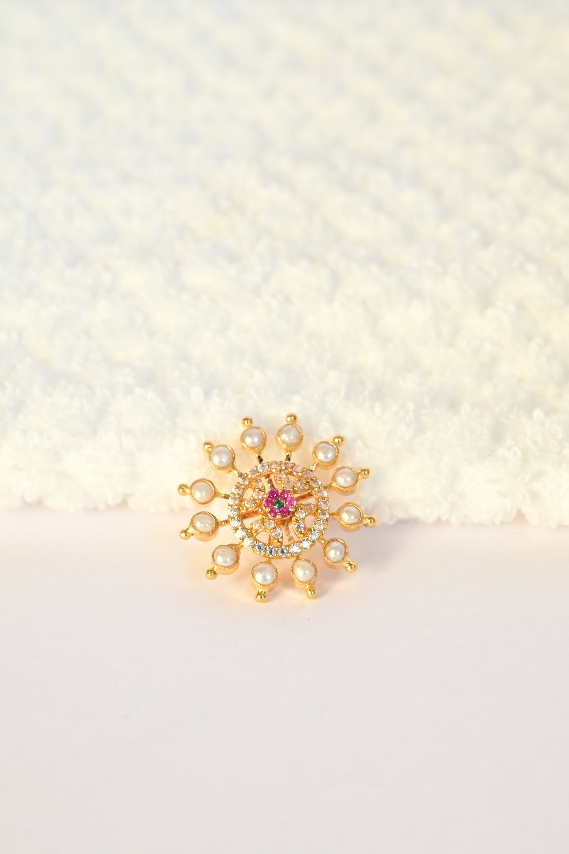 Pearl Gold Earring Frames