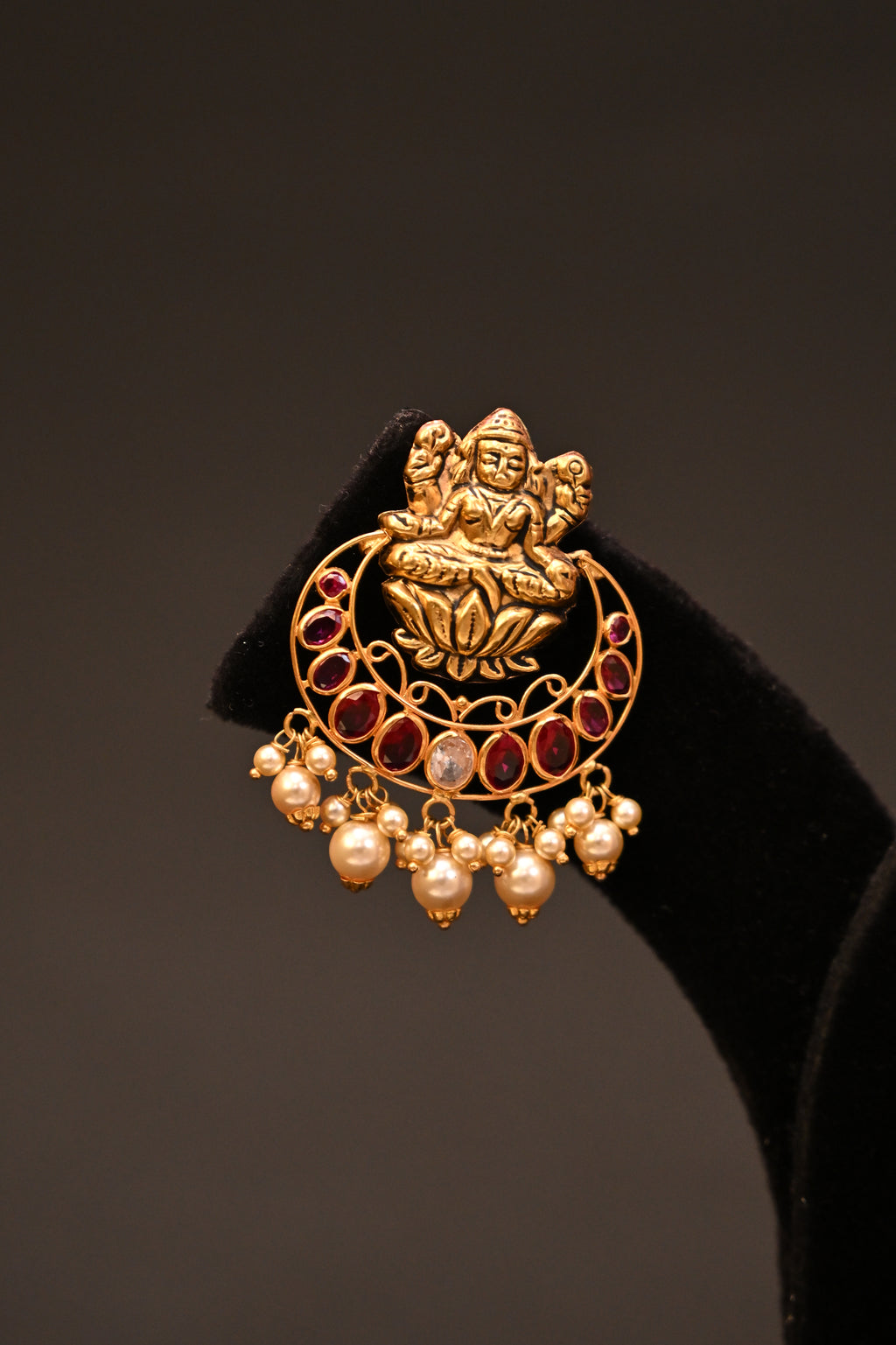 Lakshmi Temple Chandbalis Style Earrings