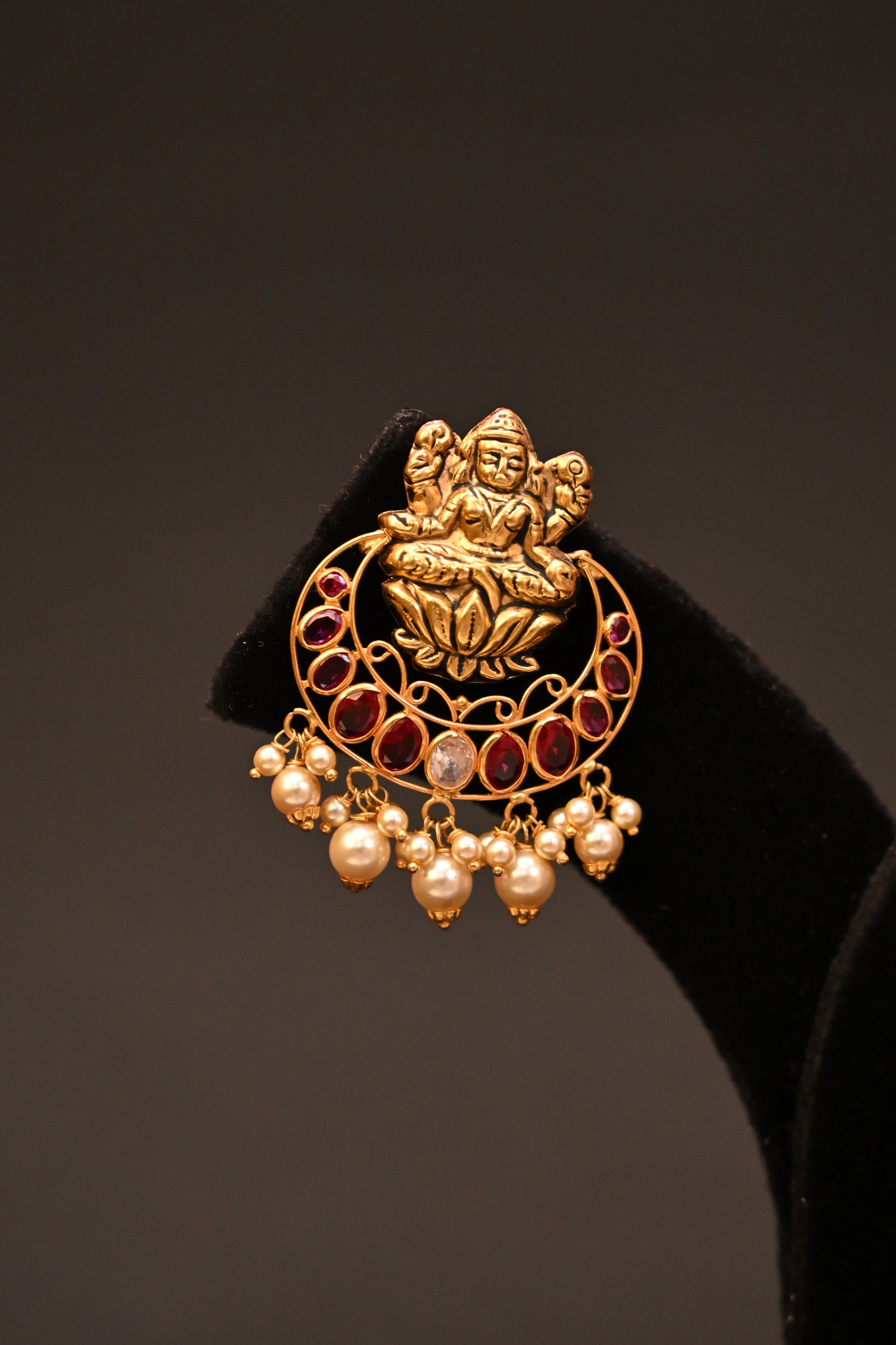 Lakshmi Temple Chandbalis Style Earrings