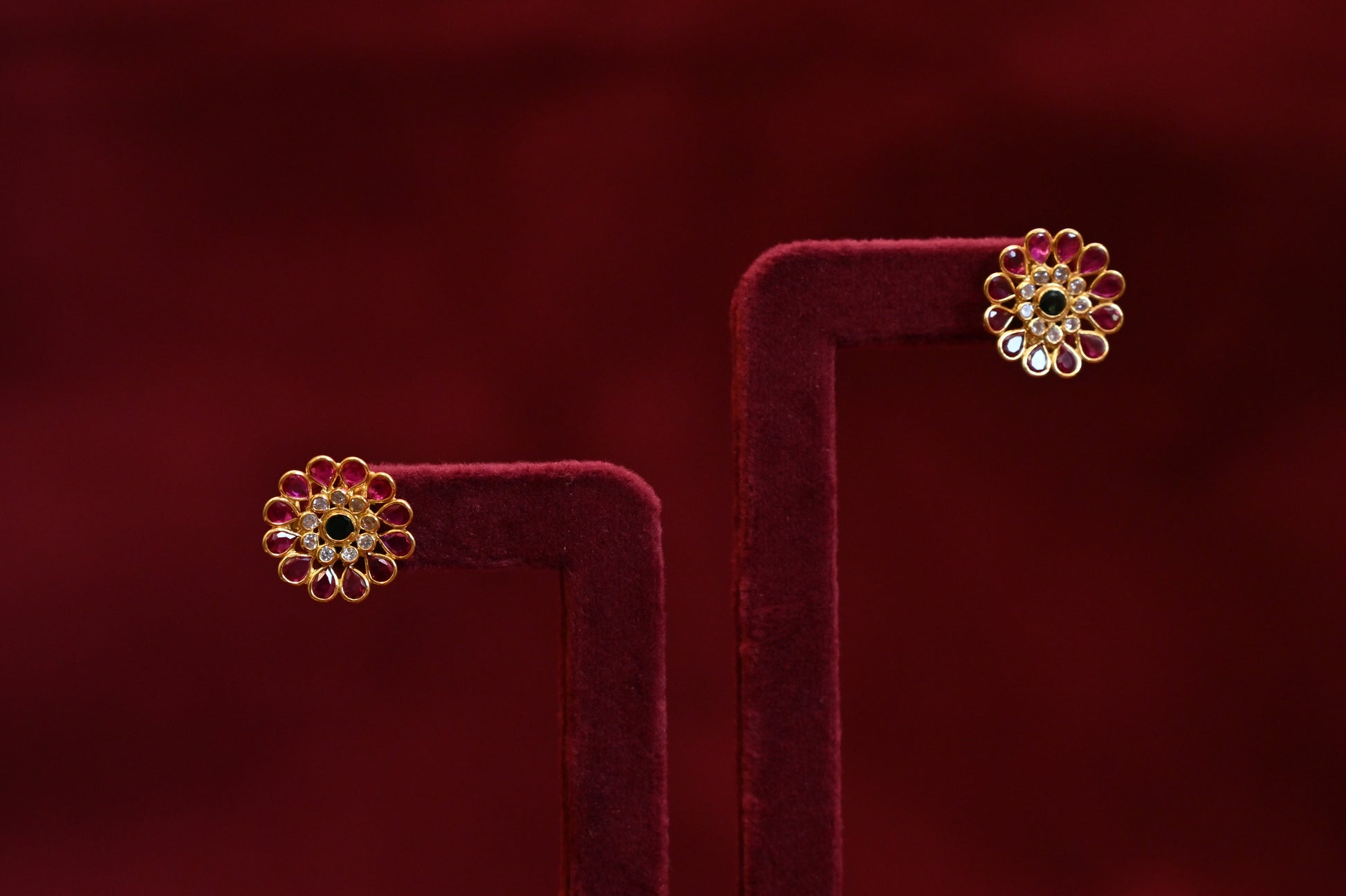 Emerald,Ruby & Pearl Kundan Choker Set