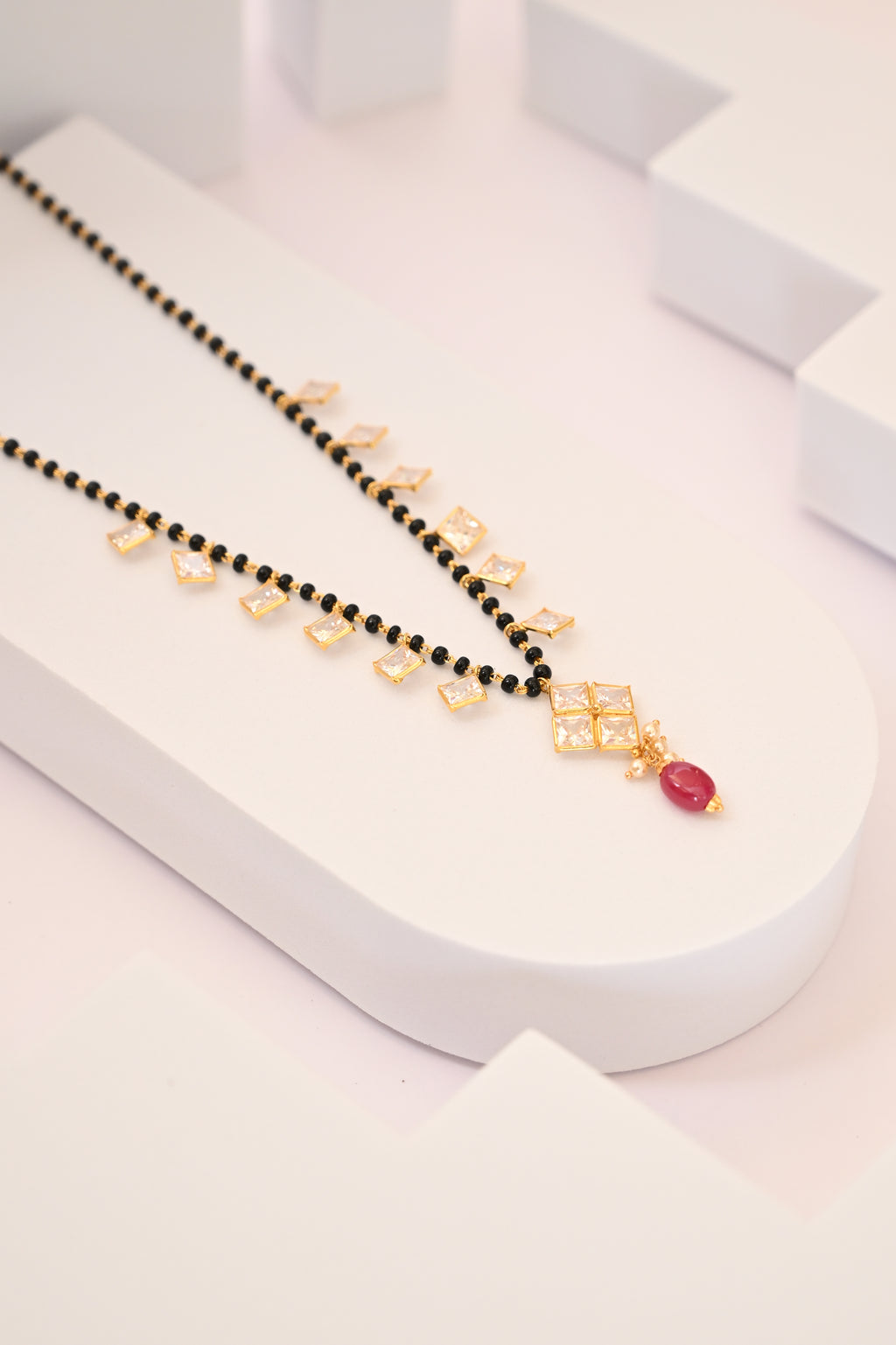 Mangalsutra with Stone tassels