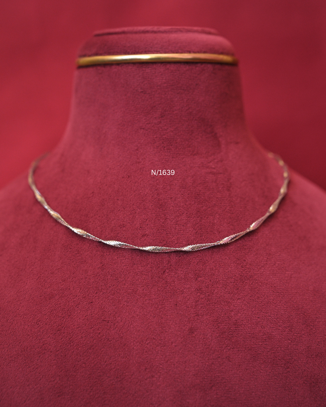 Featherlight Twisted Helix Rope Chain | SKU: N/1639