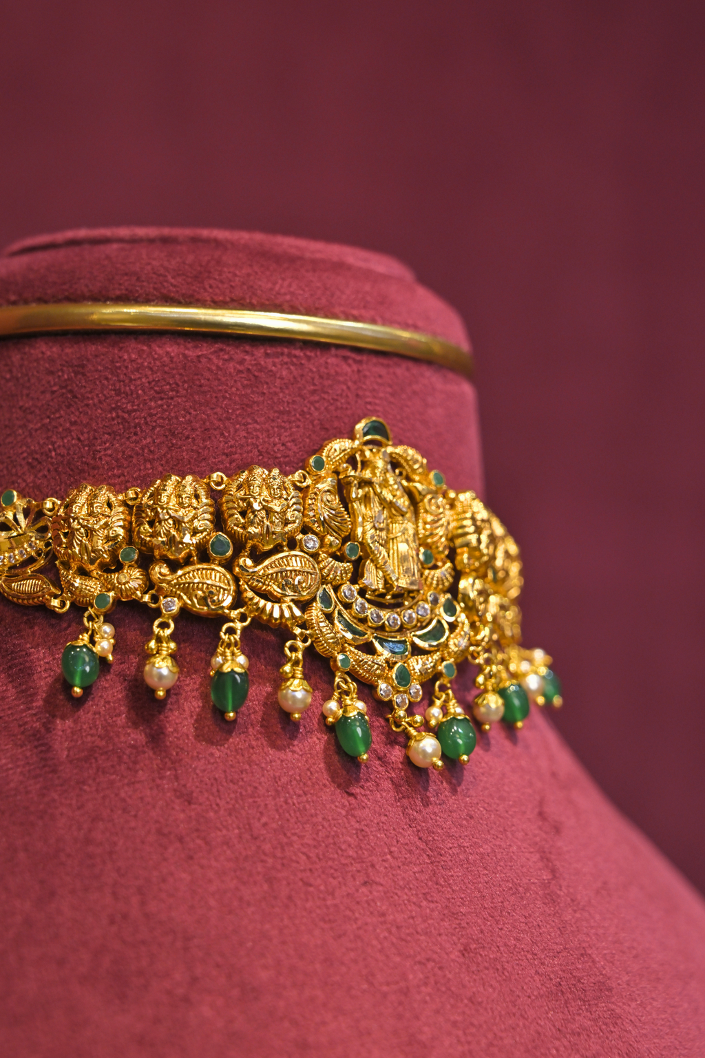 Radha Krishna Temple Choker Necklace