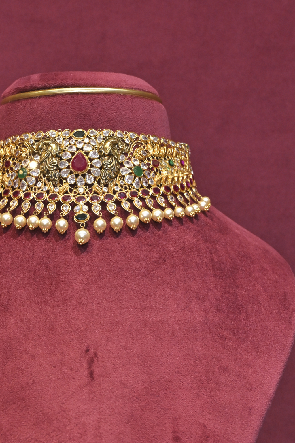 Royal Kundan Peacock Bridal Choker