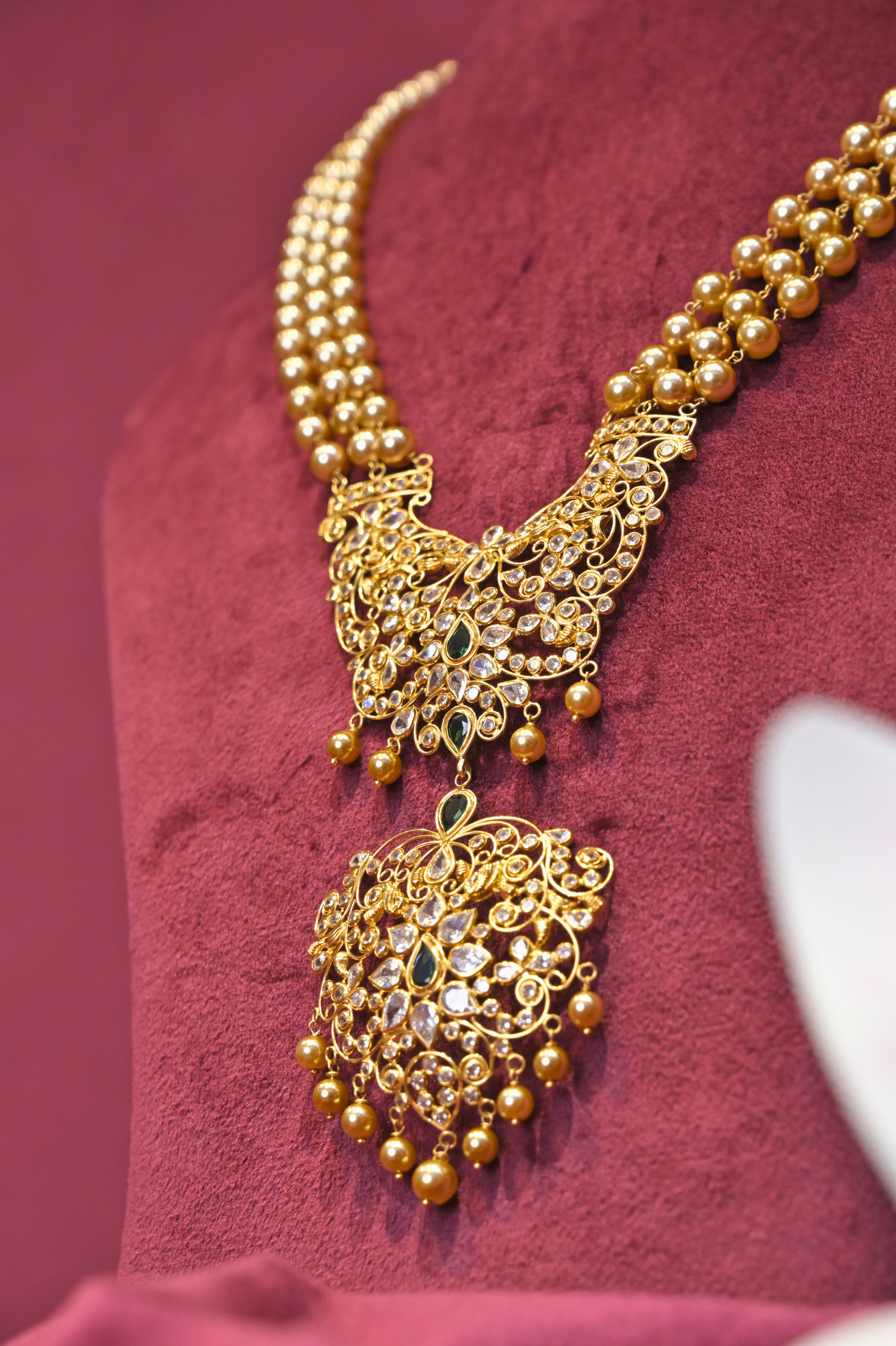 Heritage Kundan Long Haar with Dual Pendant