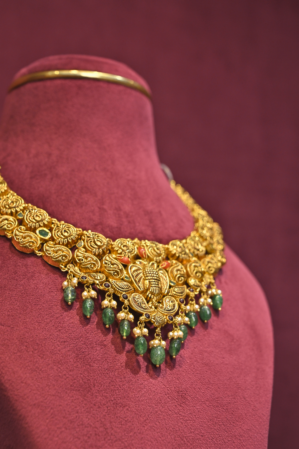 Royal Ganesha Temple Choker Necklace